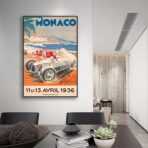 vintage monaco poster