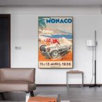 vintage monaco poster