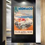 vintage monaco poster