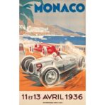 vintage monaco poster