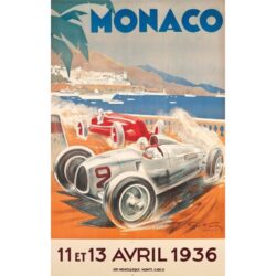 vintage monaco poster