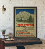 vintage poster mont ventoux