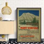 vintage poster mont ventoux