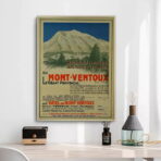 vintage poster mont ventoux
