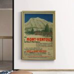 vintage poster mont ventoux