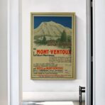 vintage poster mont ventoux