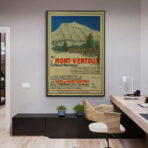 vintage poster mont ventoux