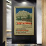 vintage poster mont ventoux