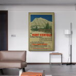 vintage poster mont ventoux