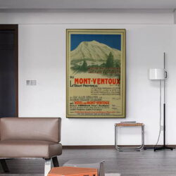 vintage poster mont ventoux