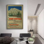 vintage poster mont ventoux