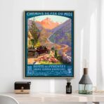 vintage mountain poster 1