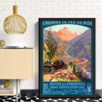 vintage mountain poster 1
