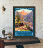 vintage mountain poster 1