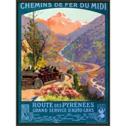 vintage mountain poster 1