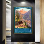 vintage mountain poster 1