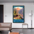 vintage mountain poster 1