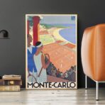 vintage poster monte carlo