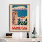 vintage montreal poster