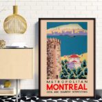 vintage montreal poster