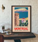 vintage montreal poster