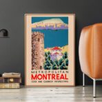 vintage montreal poster