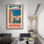 vintage montreal poster