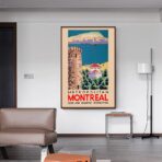 vintage montreal poster
