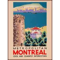 vintage montreal poster