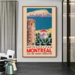 vintage montreal poster