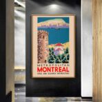 vintage montreal poster