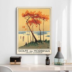 vintage poster morbihan