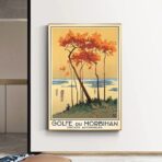 vintage poster morbihan