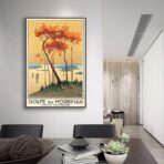 vintage poster morbihan