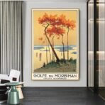 vintage poster morbihan