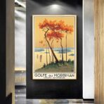 vintage poster morbihan