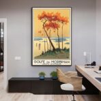vintage poster morbihan