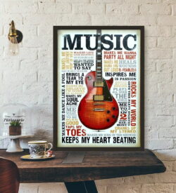 vintage music poster