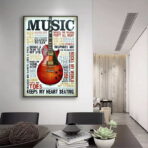 vintage music poster
