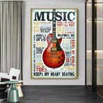 vintage music poster