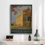 vintage poster nantes