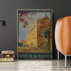 vintage poster nantes