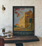 vintage poster nantes