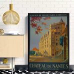 vintage poster nantes