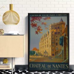 vintage poster nantes
