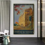 vintage poster nantes