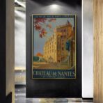 vintage poster nantes