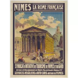 vintage poster nimes