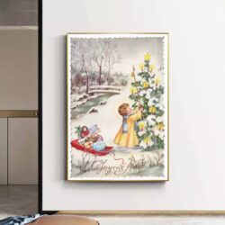 vintage christmas poster 1