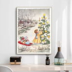 vintage christmas poster 1